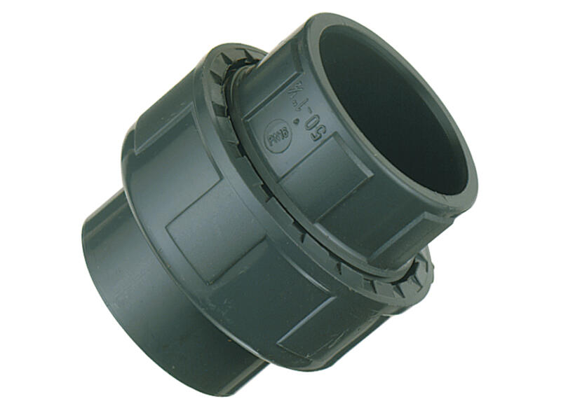 Pvc Raccrod 50mm raccord 3-pièces à coller PVC 50mm | Hubo