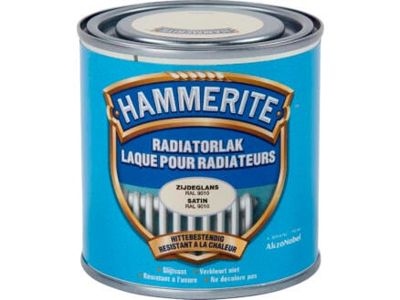 Hammerite radiatorlak 0,25l zuiver wit 1