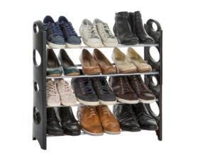 Practo Home rangement chaussures 12 paires 64x19x64 cm métal