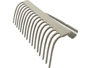Polet râteau de jardin 37cm 16 dents sans manche