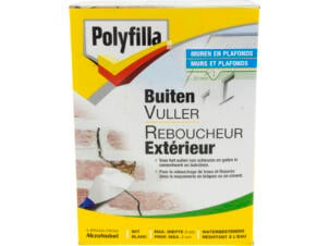 Polyfilla reboucheur extérieur 2kg blanc