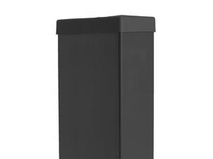 Giardino rechthoekige paal 60x120 mm 150cm zwart