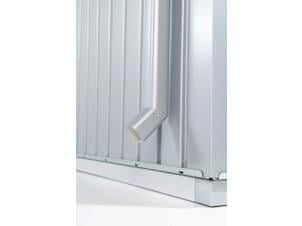 Biohort regenpijpset voor Europa zilver metallic 2 stuks