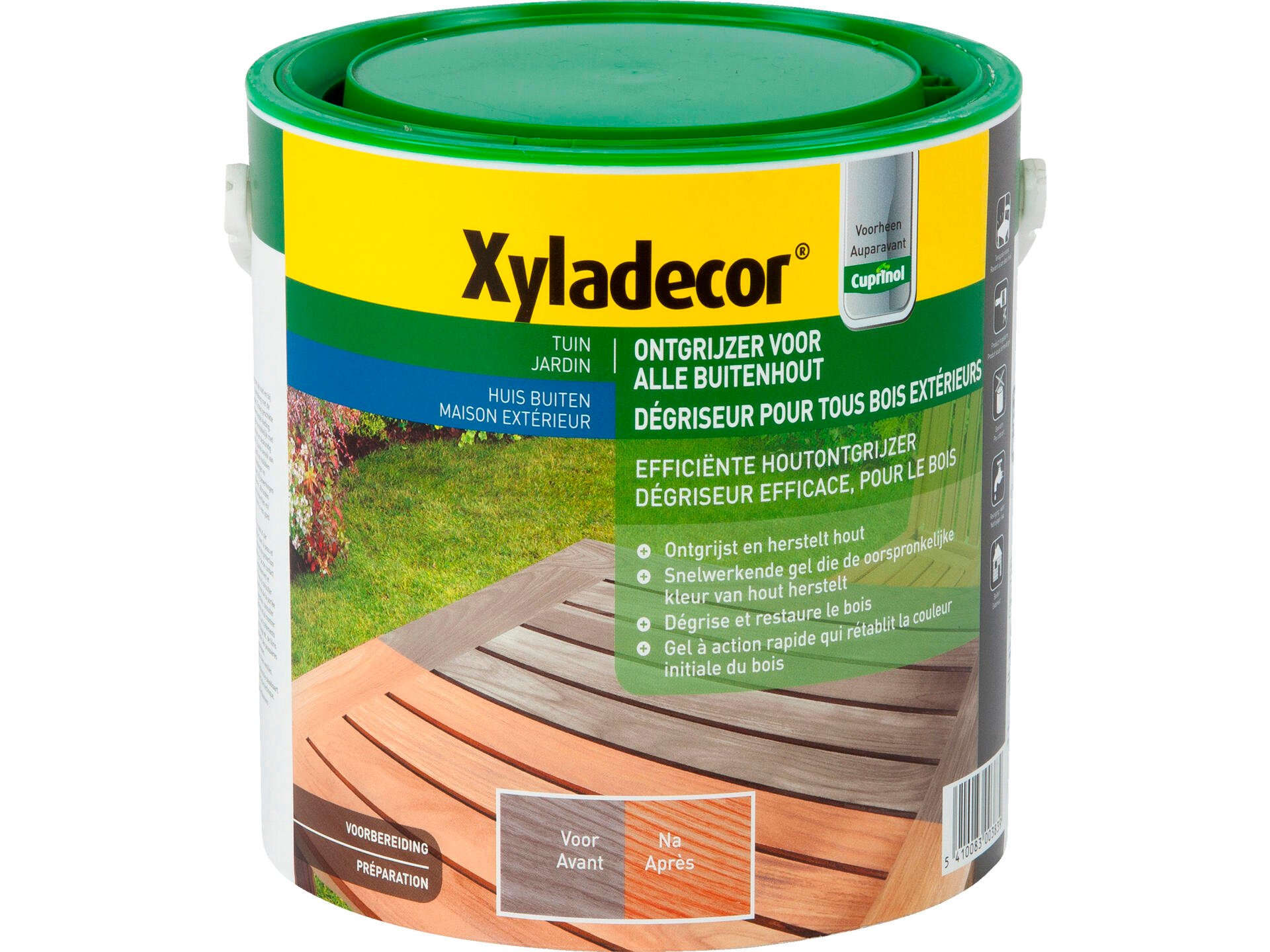 Xyladecor rénovateur bois extérieur 2,5l
