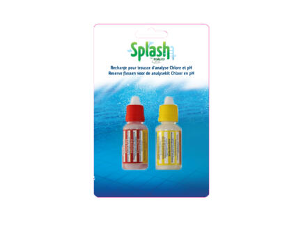 Splash reserve fles analysekit chloor en pH 1