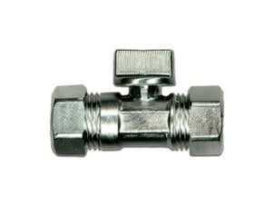 Saninstal robinet d'arrêt droit à boule 15x15 mm