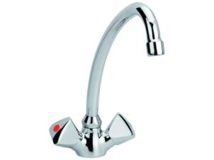 Aquatrends robinet de cuisine Como à deux leviers orientable