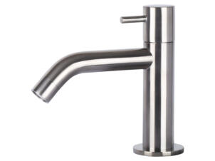 Differnz robinet d'eau froide incurvé 1/2" chrome mat
