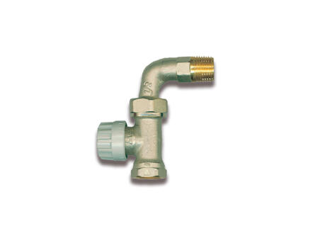 Saninstal robinet thermostatique droit avec coude M 1/2" 1
