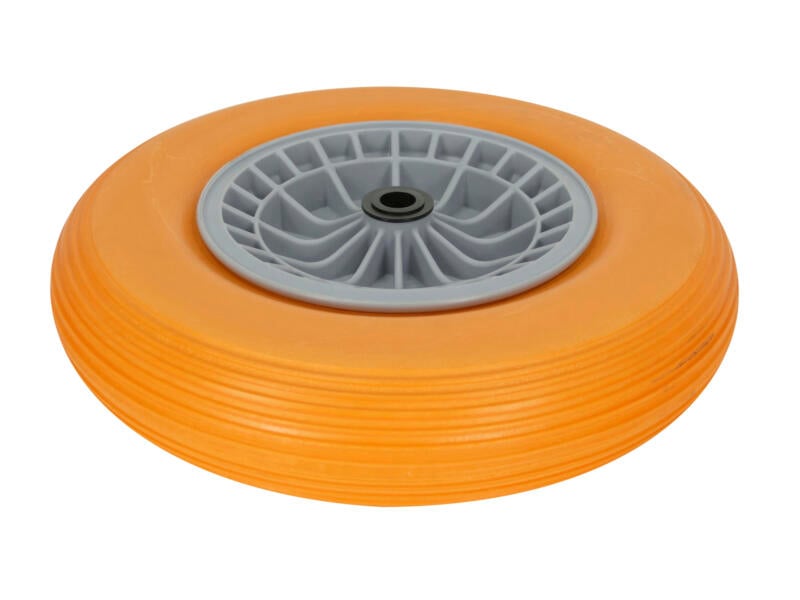 Altrad roue de brouette increvable 400mm orange
