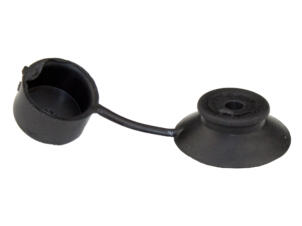 Scala rozet met kap 4,5mm rubber 50 stuks