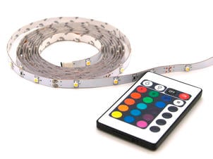 Prolight ruban LED RGB 12V 2m + télécommande