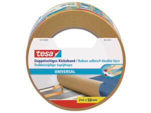 Tesa ruban adhésif double face 25m x 50mm jaune