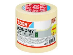 Tesa ruban de masquage 50m x 30mm 2 pièces + ruban de masquage 50m x 19mm 2 pièces