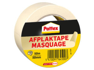 Pattex ruban de masquage 50m x 50mm beige