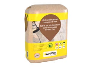 Weber Beamix sable de jointoiement anti-mauvaises herbes flex 15kg naturel