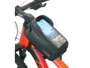 Maxxus sacoche sur cadre pour smartphone carbon look