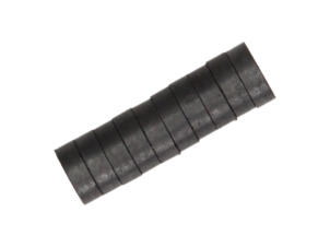 Mack schijfmagneet ferriet 15x5 mm zwart 10 stuks