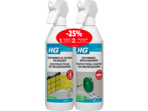 HG schimmelvlekkenreiniger + schimmelbeschermer
