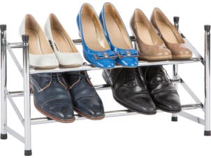 Practo Home schoenrek uitschuifbaar 10 paar 63/119x35x22,5 cm metaal