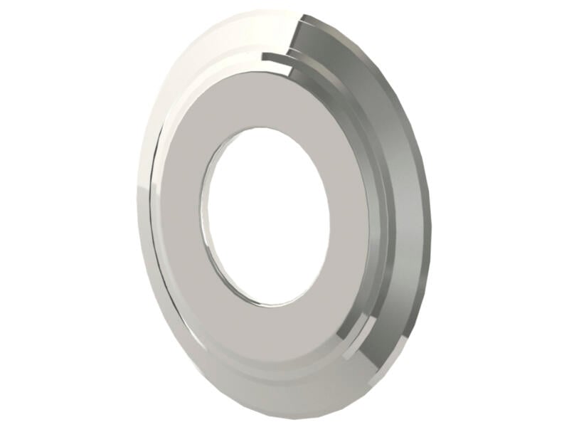 Saninstal Schouwplaat 150mm inox