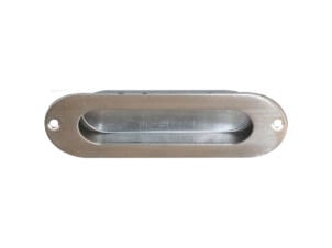Linea Bertomani schuifdeurkom ovaal 120mm inox