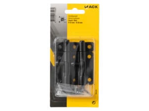 Mack schuifgrendel 5,5cm 20mm zwart 2 stuks