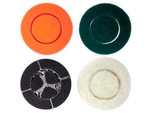 Batavia schuur-/polijst-/waxset voor Twin Brush 4-delig