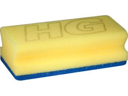 HG schuurspons sanitair blauw/geel 1