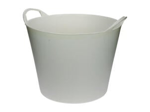 AVR seau de jardin souple 40l blanc