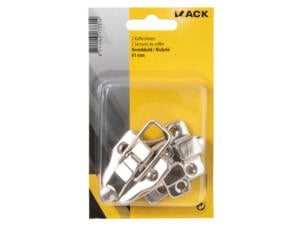 Mack serrure de coffre 61mm zingué 2 pièces