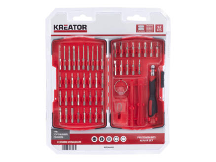 Kreator set d'accessoires réparation de précision 52 pièces 1