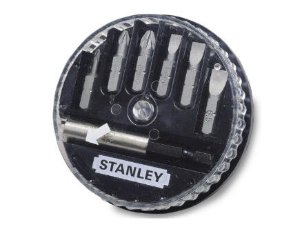 Stanley set d'embouts PZ/SL avec porte-embouts 7 pièces 1