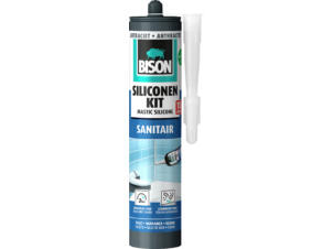Bison siliconenkit sanitair 300ml anthraciet