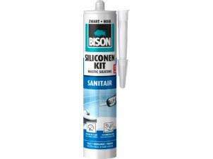 Bison siliconenkit sanitair 300ml zwart