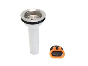 Scala siphon lavabo avec bonde et bouchon 40mm