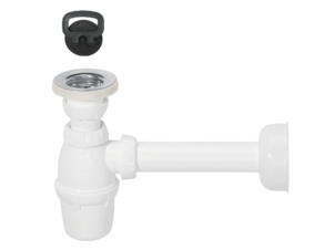 Wirquin siphon lavabo avec sortie murale et bonde 32mm