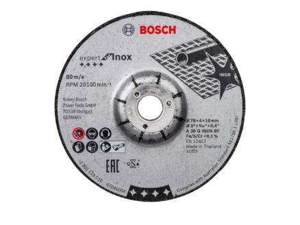 Bosch Professional slijpschijf inox 30,76x4x10 mm 2 stuks 1