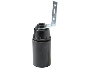 Profile socket E14 avec équerre noir