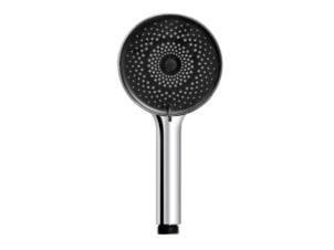 Wenko softwater handdouche 120mm 3 jets chroom/zwart