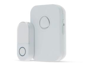 Ceezam sonnette de porte sans fil 100m 38 sonneries blanc