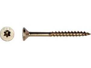 Pgb-fasteners spaanplaatschroeven VK T-drive/deeldraad 4x50 mm inox 200 stuks