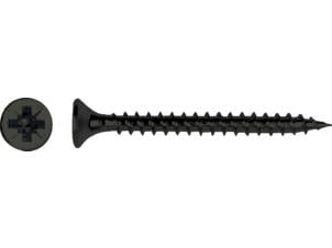 Pgb-fasteners spaanplaatschroeven VK-Z 4x16 mm zwart 25 stuks
