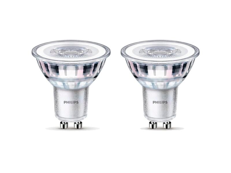 Philips spot LED GU10 3,5W blanc chaud 3 pièces