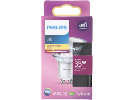 Philips spot LED GU10 3,5W blanc chaud 1