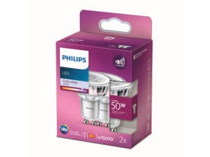 Philips spot LED GU10 4,6W 2 pièces
