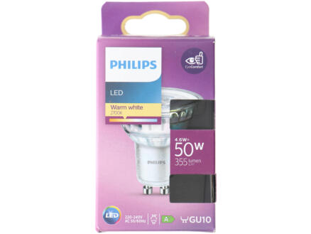 Philips spot LED GU10 4,6W blanc chaud 1