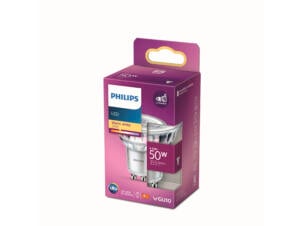 Philips spot LED GU10 4,6W blanc chaud