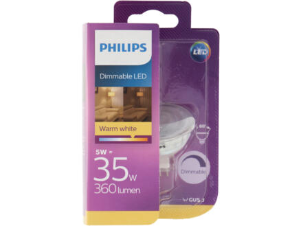 Philips spot LED GU5.3 5W dimmable 1