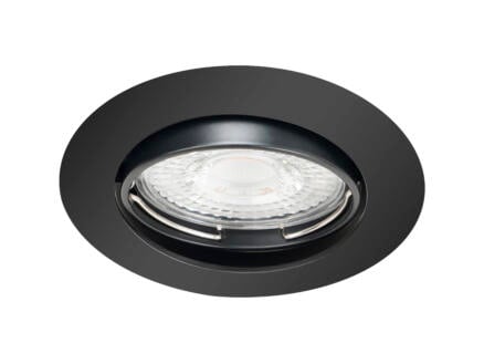 Prolight spot encastrable LED GU10 4W noir 3 pièces